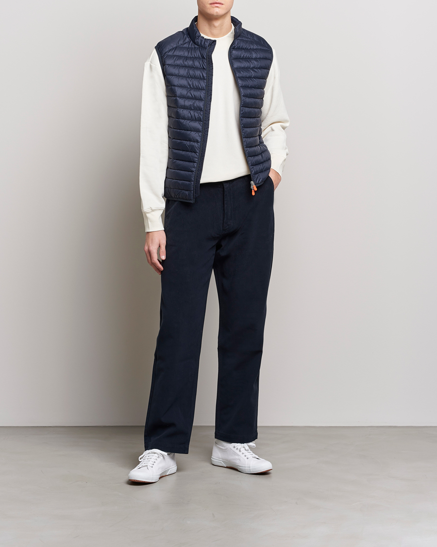 Hombres | Chalecos | Save The Duck | Adamus Lightweight Padded Vest Blue Black