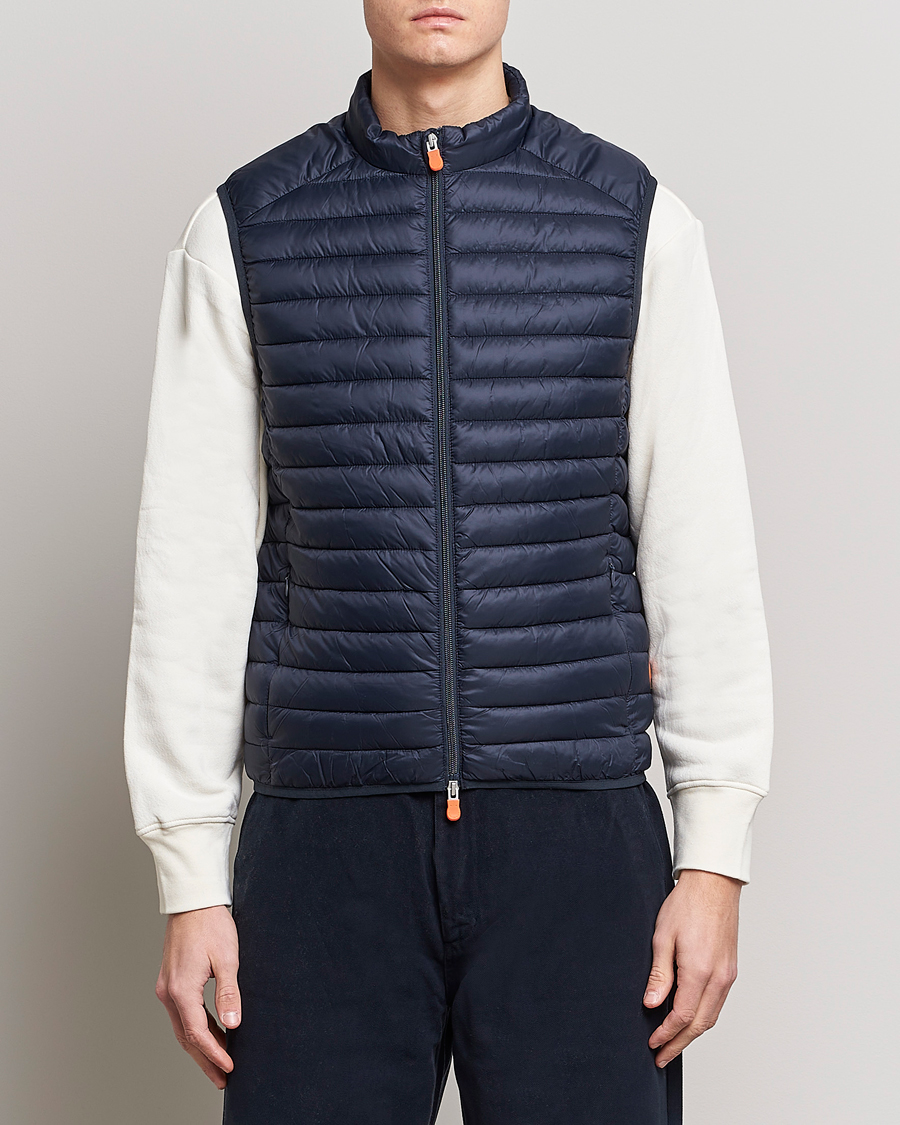 Hombres | Chalecos | Save The Duck | Adamus Lightweight Padded Vest Blue Black