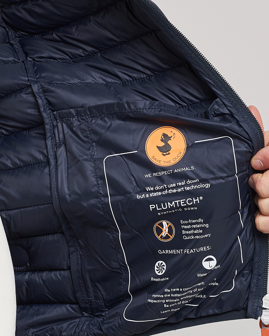 Hombres | Chalecos | Save The Duck | Adamus Lightweight Padded Vest Blue Black