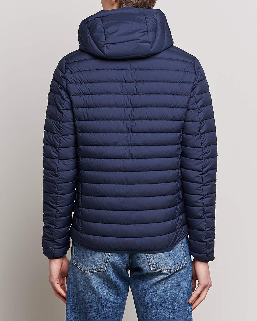 Hombres | Abrigos y chaquetas | Save The Duck | Luke Lightweight Matt Padded Hood Jacket Navy Blue