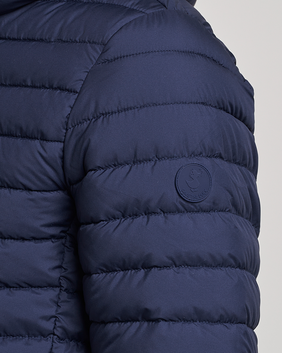Hombres | Abrigos y chaquetas | Save The Duck | Luke Lightweight Matt Padded Hood Jacket Navy Blue