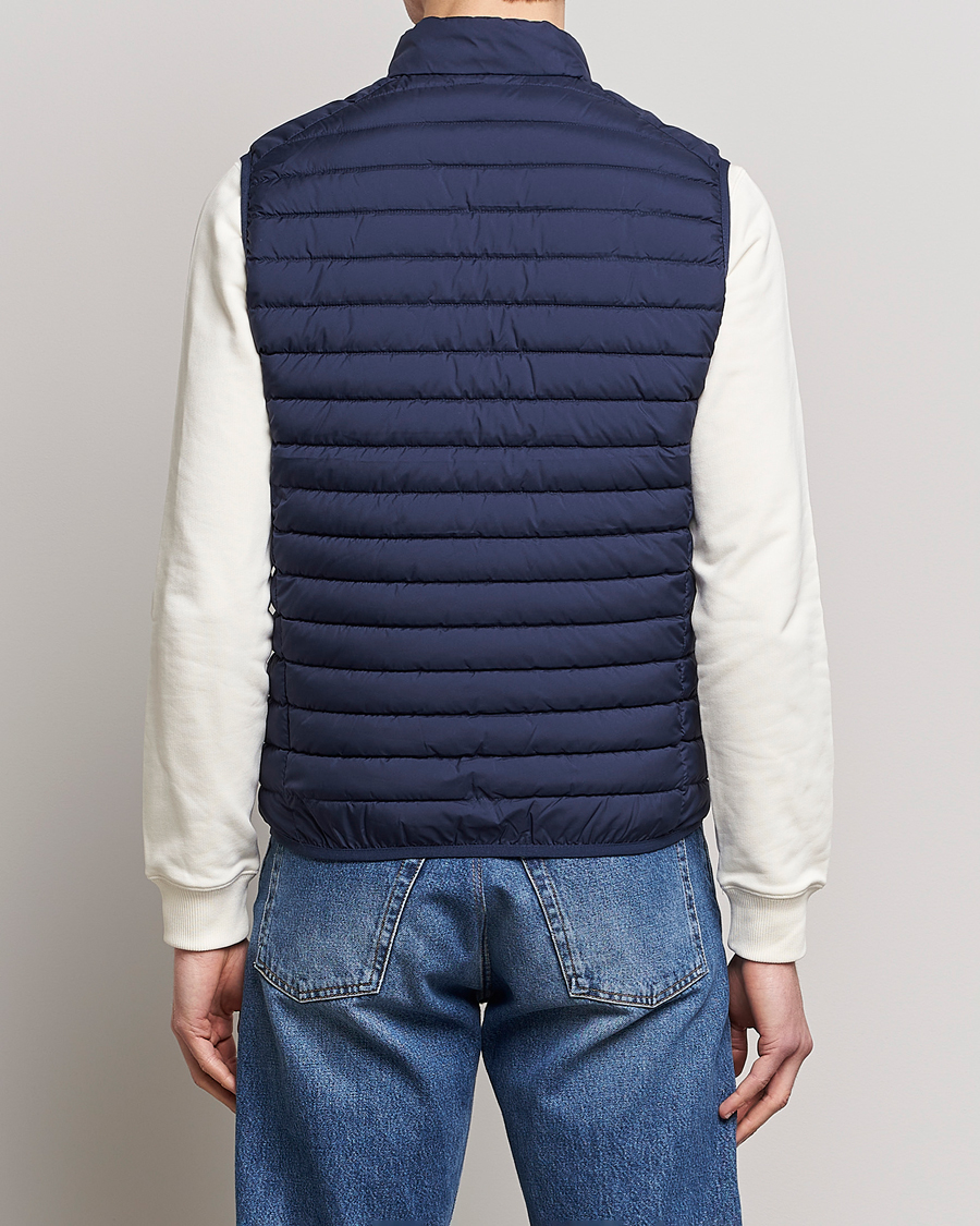 Hombres | Chalecos | Save The Duck | Leonard Lightweight Matt Padded Vest Navy Blue