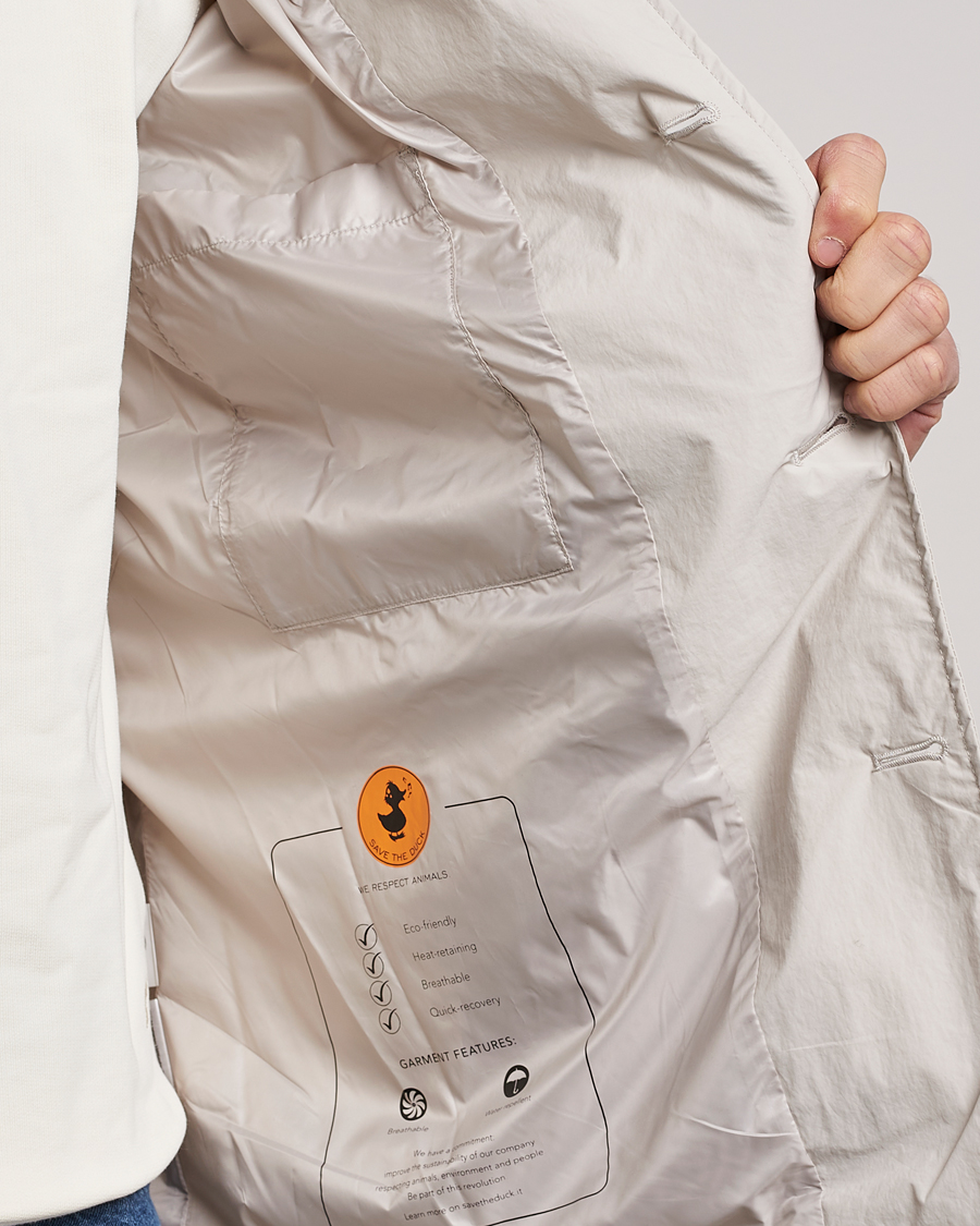 Hombres | Abrigos y chaquetas | Save The Duck | Hamilton Recycled Nylon Coat Rainy Beige