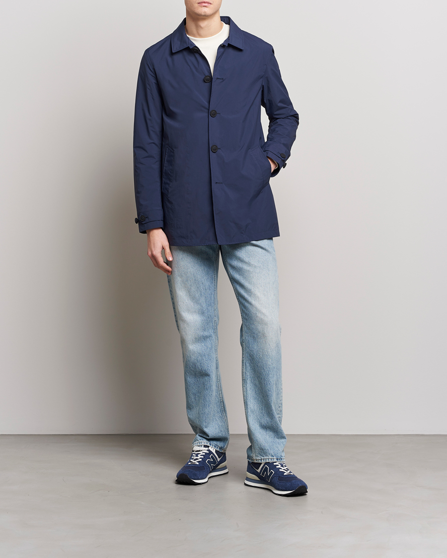 Hombres | Abrigos y chaquetas | Save The Duck | Hamilton Recycled Nylon Coat Navy Blue