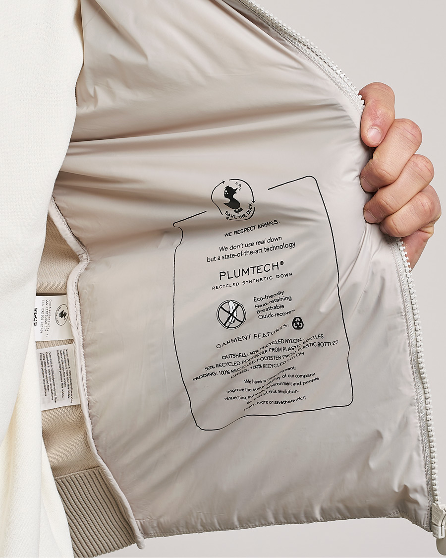 Hombres | Chalecos | Save The Duck | Tucana Recycled Hybrid Vest Rainy Beige