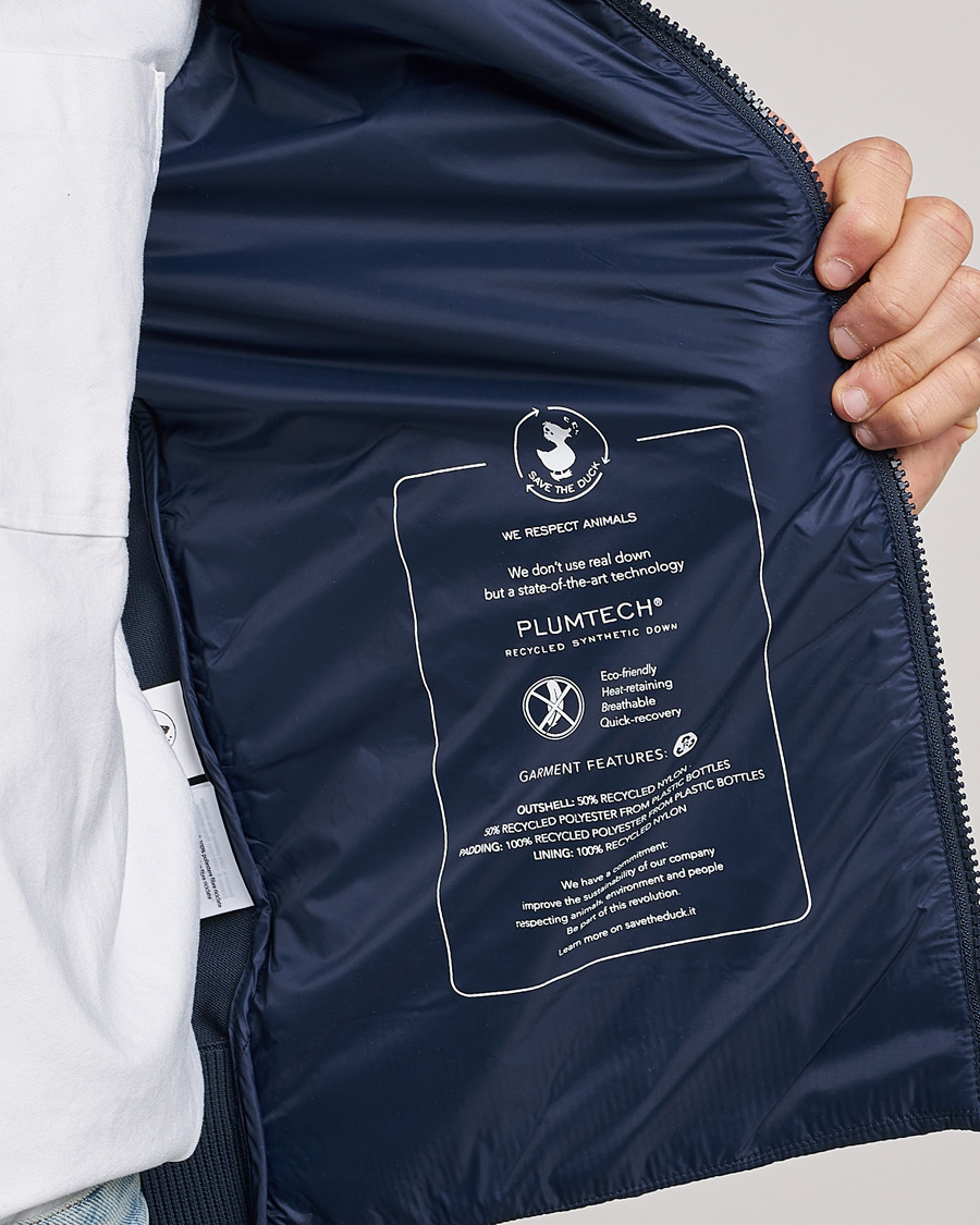 Hombres | Chalecos | Save The Duck | Tucana Recycled Hybrid Vest Navy Blue