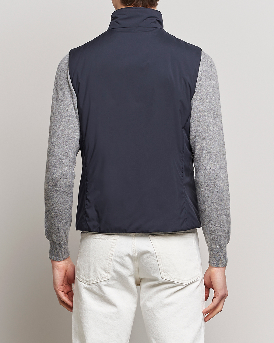 Hombres | Abrigos y chaquetas | MooRER | Senio Padded Vest Navy