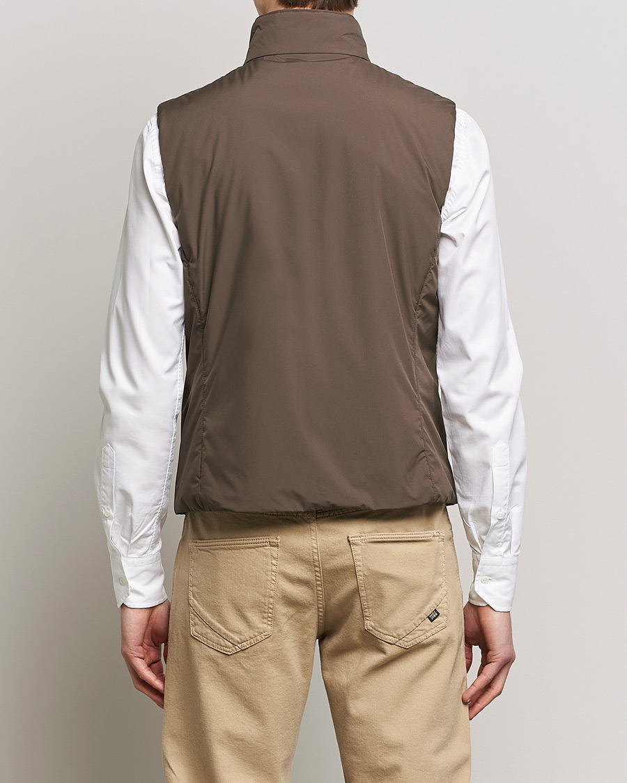 Hombres | Chalecos | MooRER | Senio Padded Vest Brown