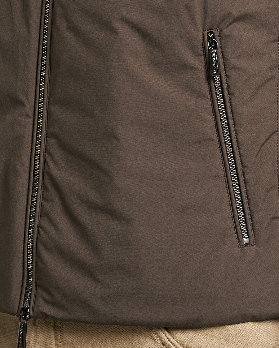 Hombres | Chalecos | MooRER | Senio Padded Vest Brown