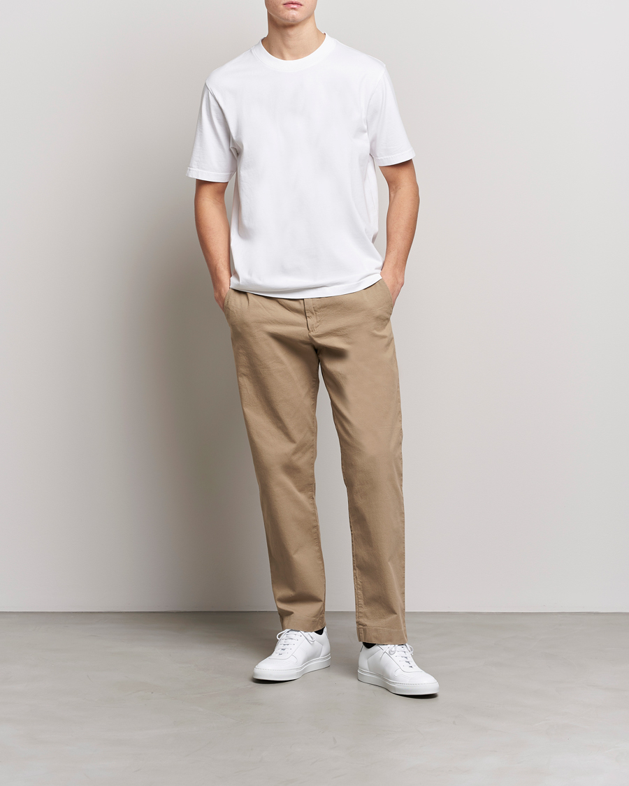 Hombres | Camisetas | NN07 | Adam Pima Crew Neck T-Shirt White