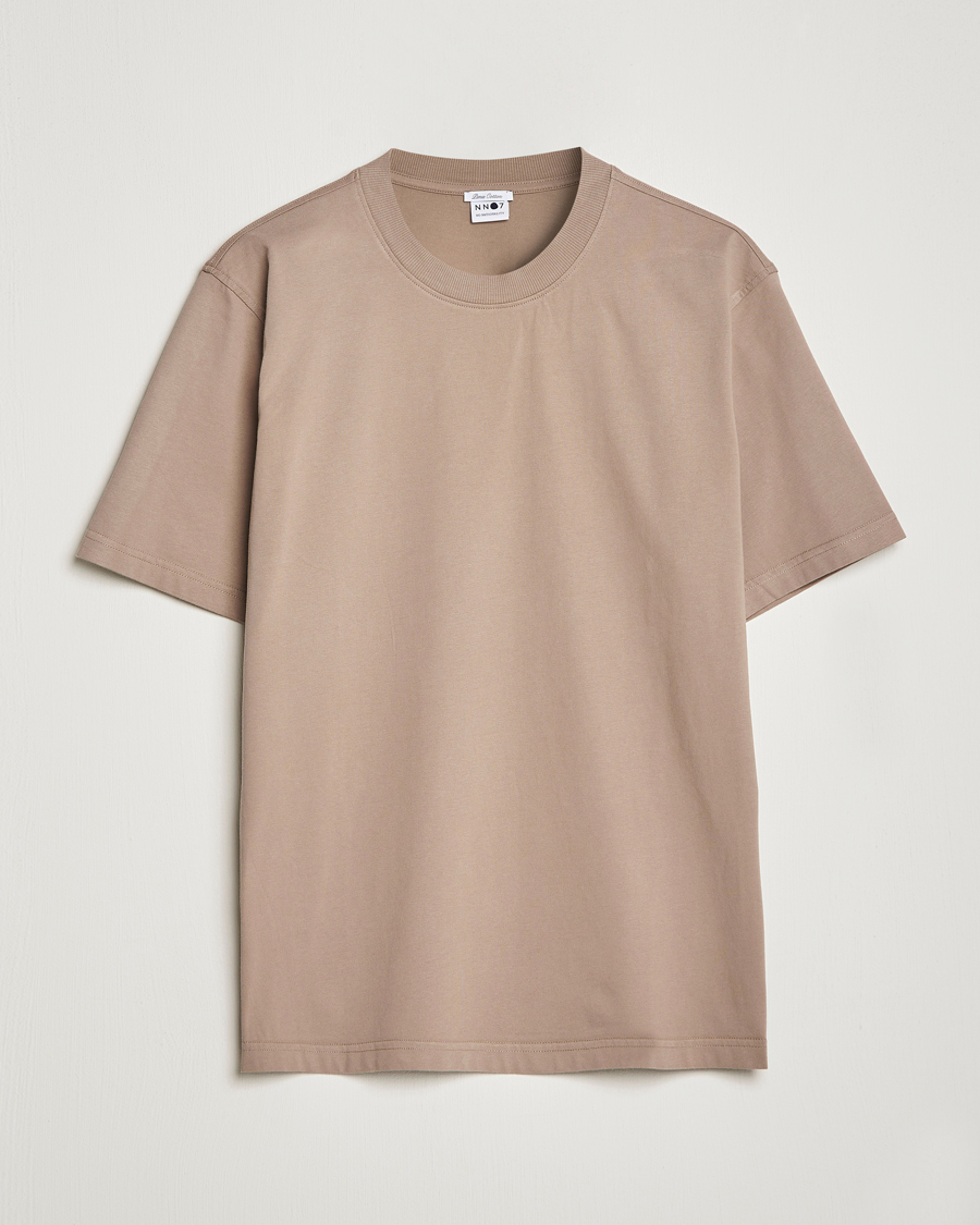 Hombres | Camisetas | NN07 | Adam Pima Crew Neck T-Shirt Greige