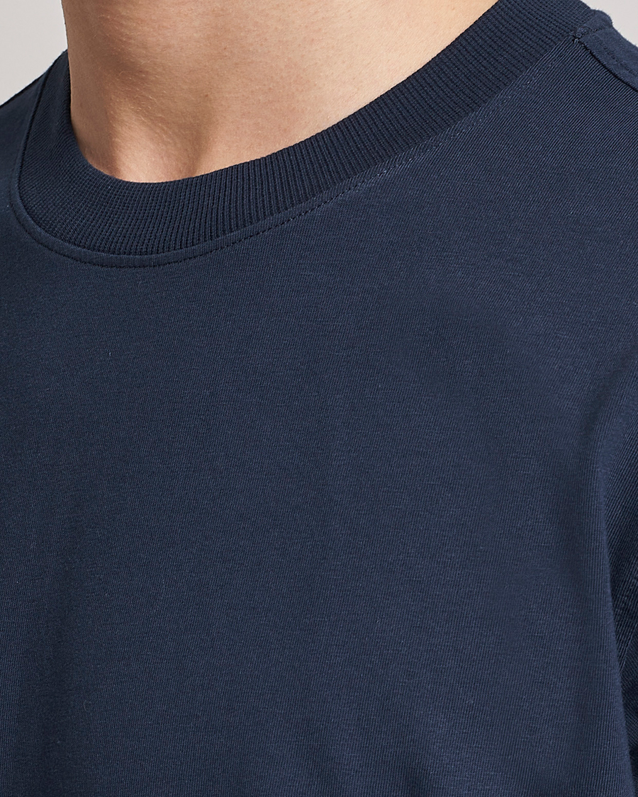 Hombres | Camisetas | NN07 | Adam Pima Crew Neck T-Shirt Navy Blue