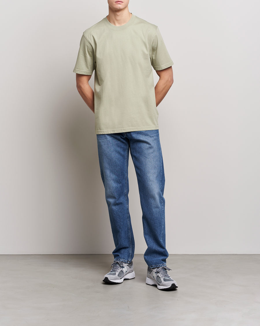 Hombres | Camisetas | NN07 | Adam Pima Crew Neck T-Shirt Pale Green