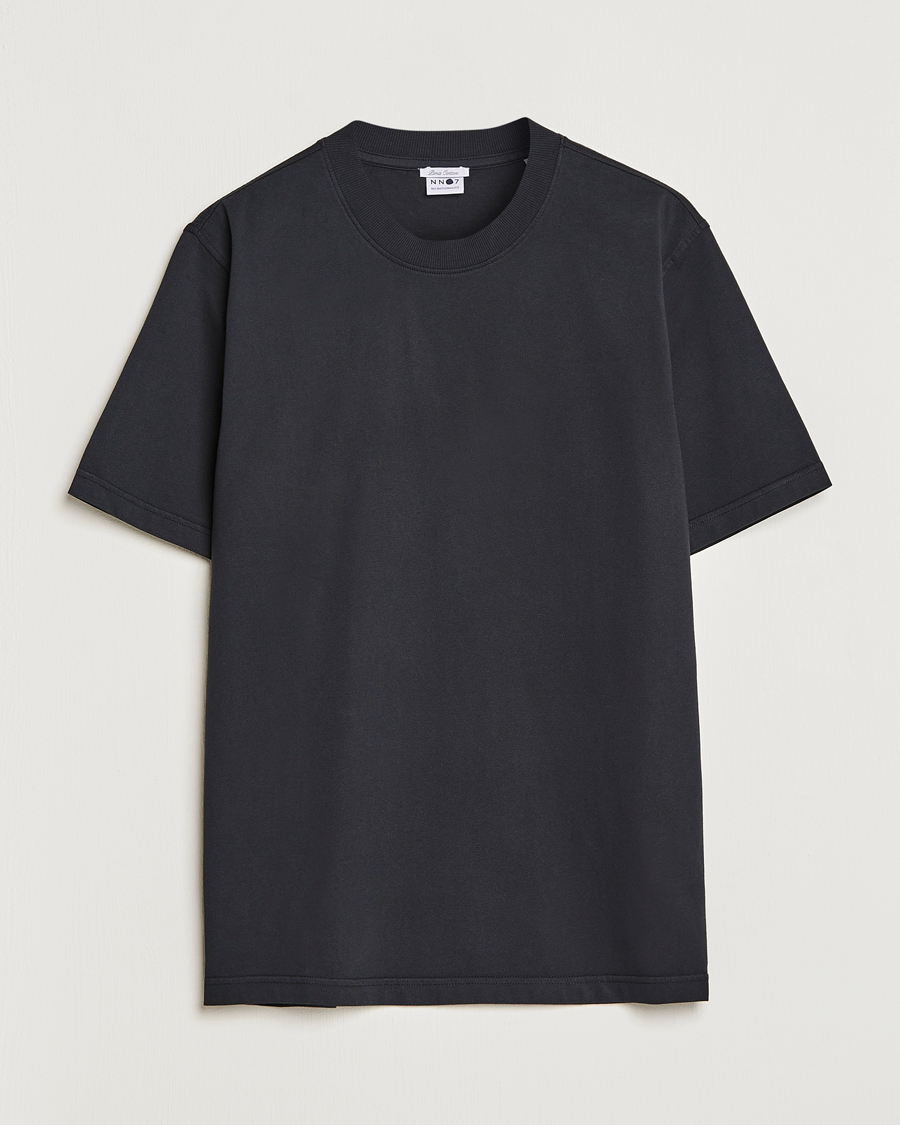 Hombres | Camisetas | NN07 | Adam Pima Crew Neck T-Shirt Black
