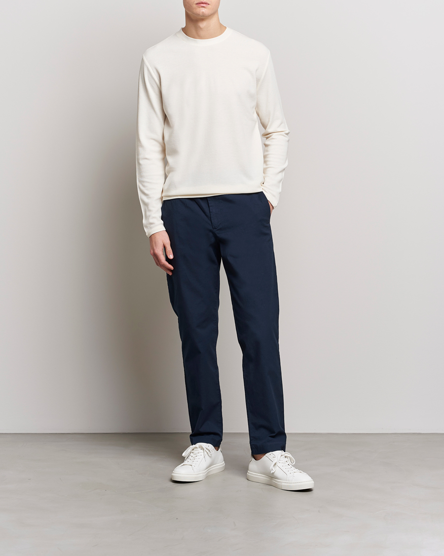 Hombres | Jerséis y prendas de punto | NN07 | Clive Knitted Sweater Egg White