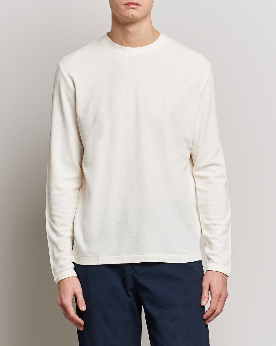 Hombres | Jerseys de cuello redondo | NN07 | Clive Knitted Sweater Egg White