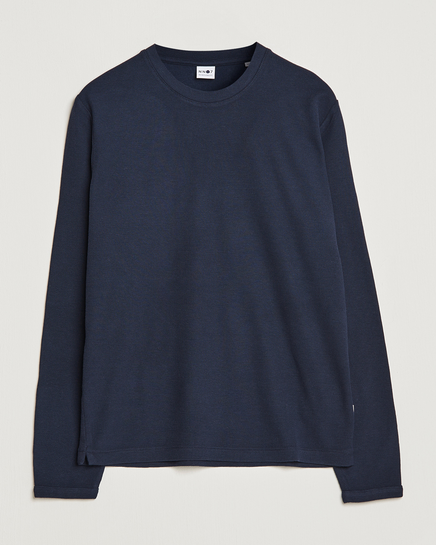 Hombres | Jerséis y prendas de punto | NN07 | Clive Knitted Sweater Navy Blue