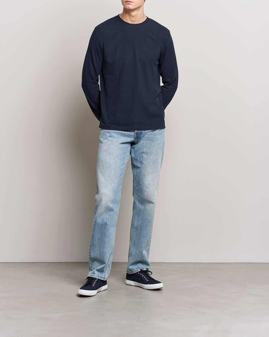 Hombres | Jerséis y prendas de punto | NN07 | Clive Knitted Sweater Navy Blue
