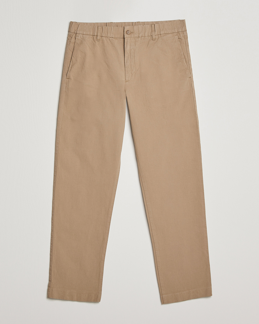 Hombres | Pantalones | NN07 | Theodore Comfort Pants Greige