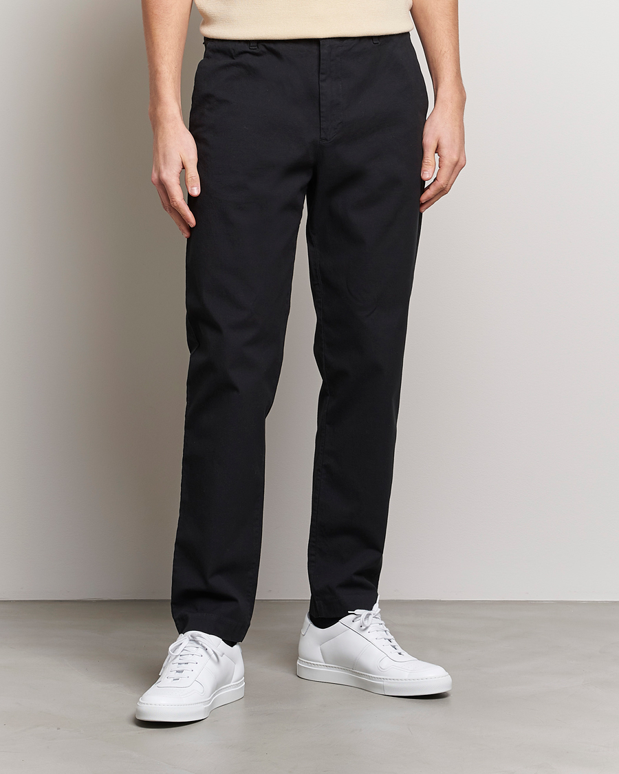 Hombres | Pantalones | NN07 | Theodore Comfort Pants Black