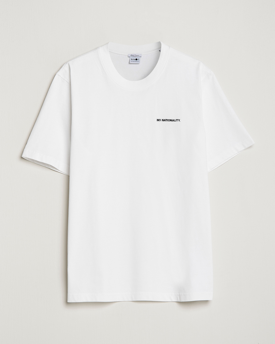 Hombres | Camisetas | NN07 | Adam Logo Crew Neck T-Shirt White