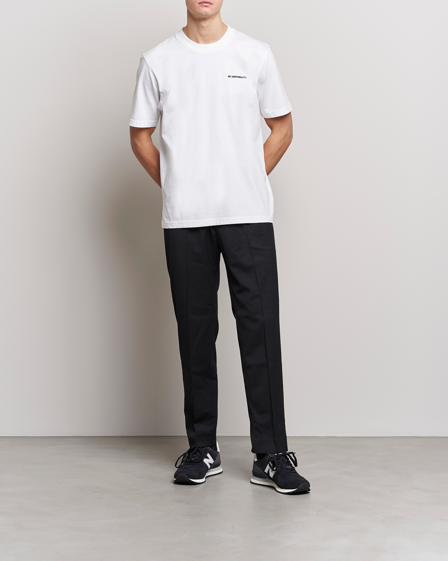 Hombres | Camisetas | NN07 | Adam Logo Crew Neck T-Shirt White