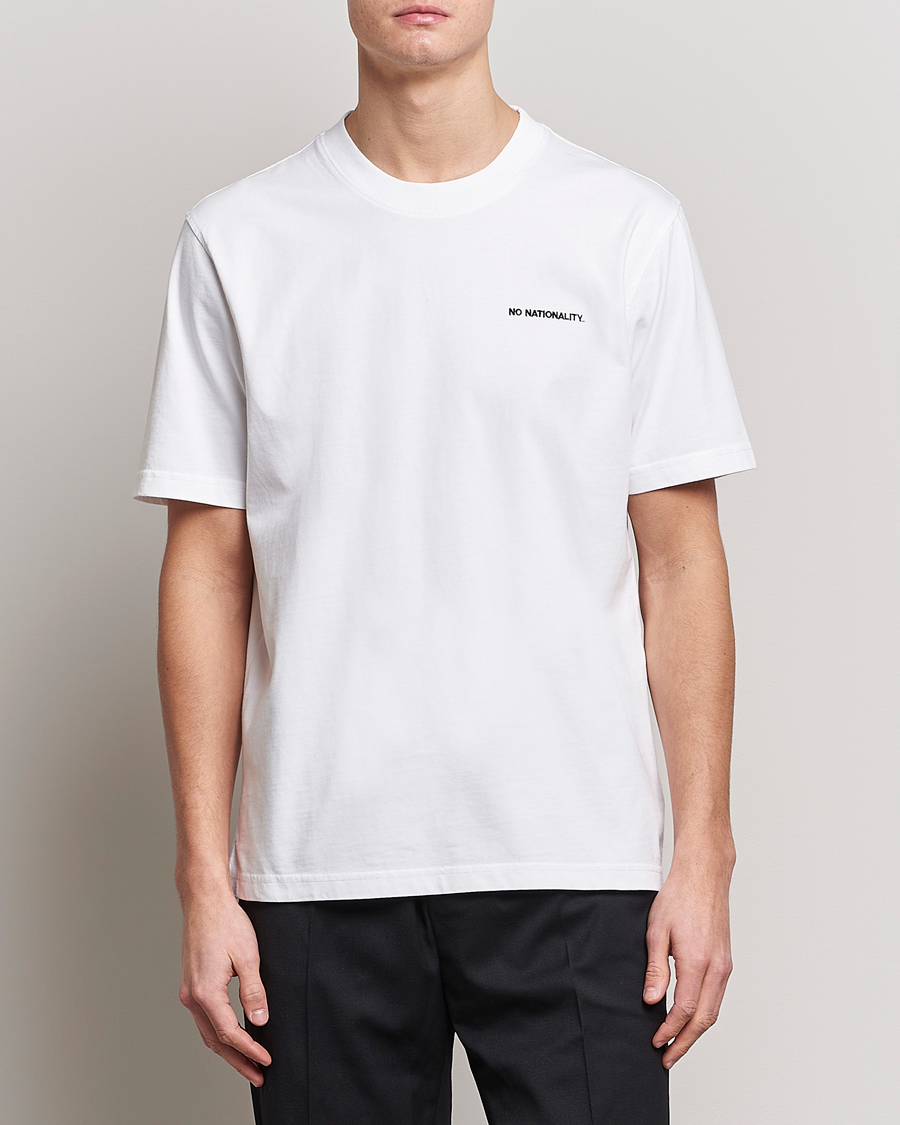 Hombres | Camisetas | NN07 | Adam Logo Crew Neck T-Shirt White
