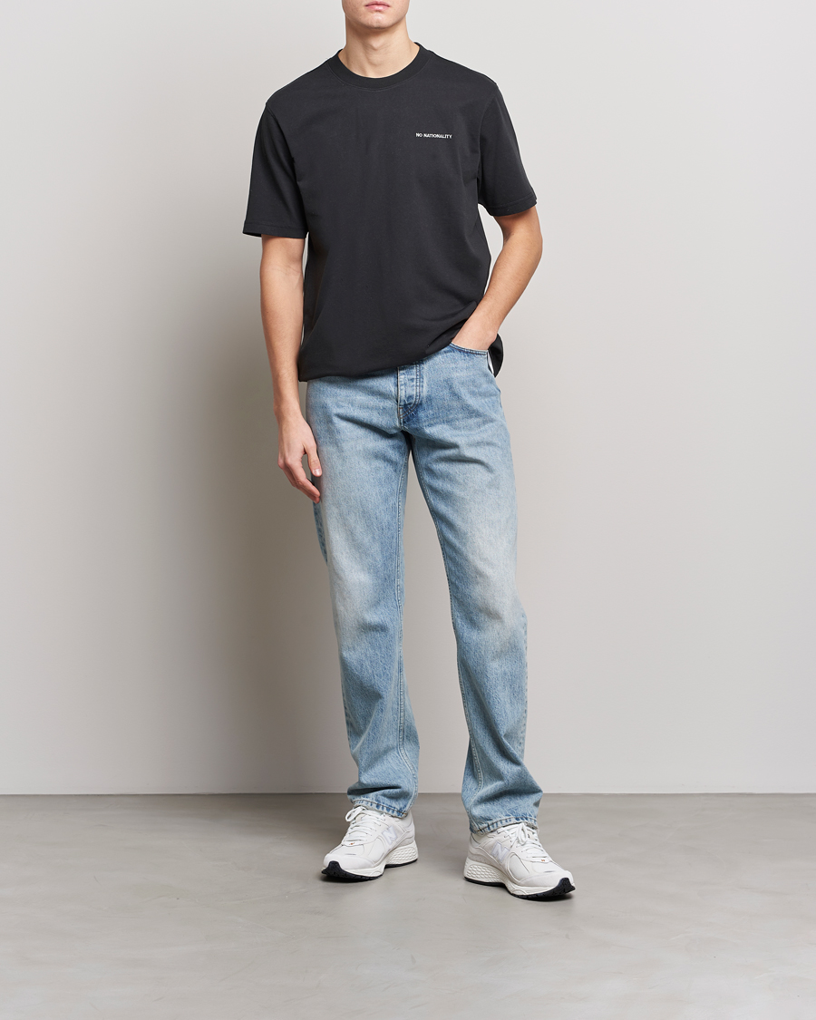 Hombres | Camisetas | NN07 | Adam Logo Crew Neck T-Shirt Black