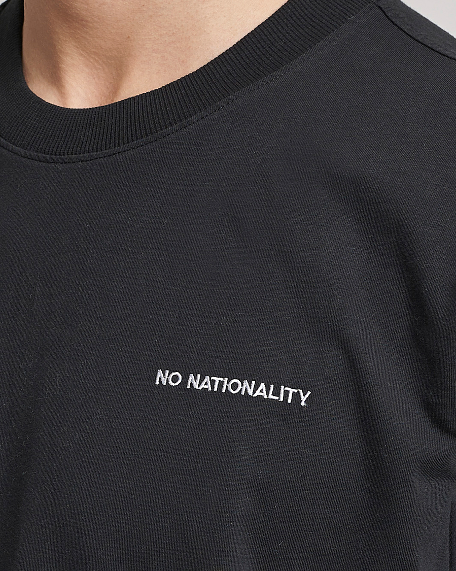 Hombres | Camisetas | NN07 | Adam Logo Crew Neck T-Shirt Black
