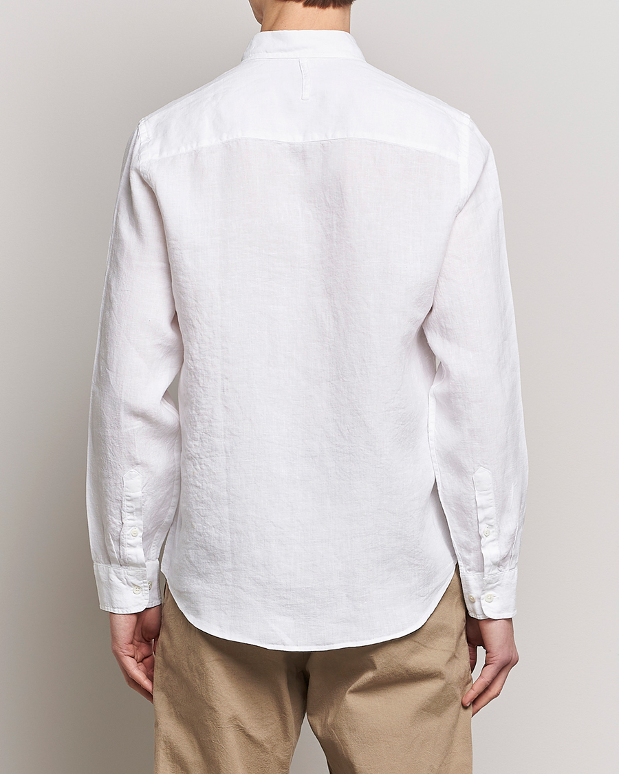 Hombres | Camisas | NN07 | Arne Linen Shirt White