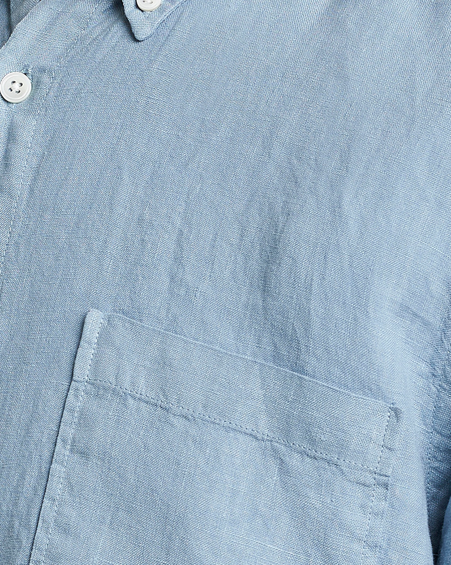 Hombres | Camisas | NN07 | Arne Linen Shirt Ashley Blue