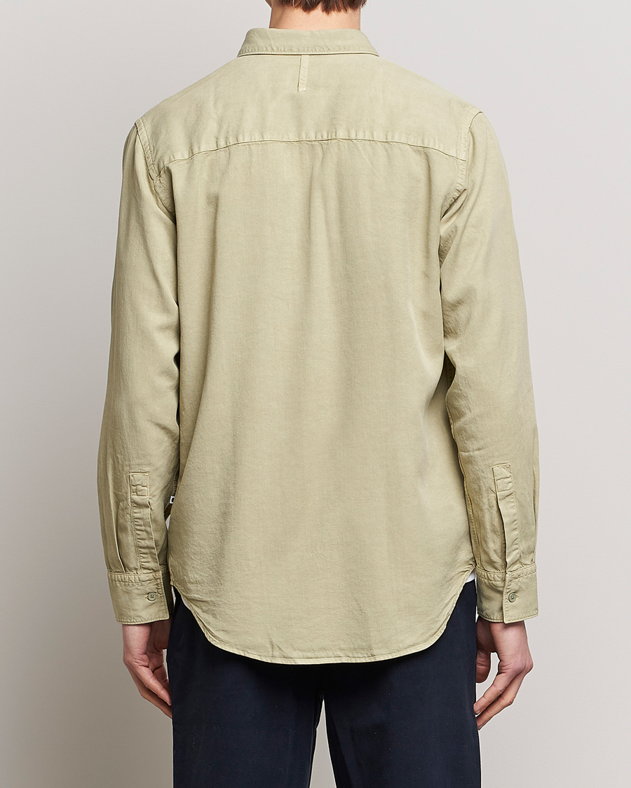 Hombres | Camisas | NN07 | Cohen Tencel Shirt Pale Green
