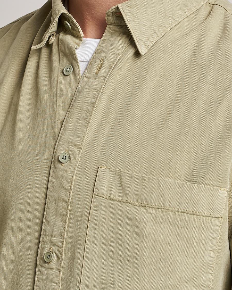 Hombres | Camisas | NN07 | Cohen Tencel Shirt Pale Green