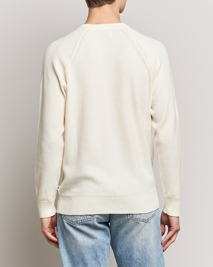 Hombres | Jerséis y prendas de punto | NN07 | Brandon Cotton Knitted Sweater Ecru