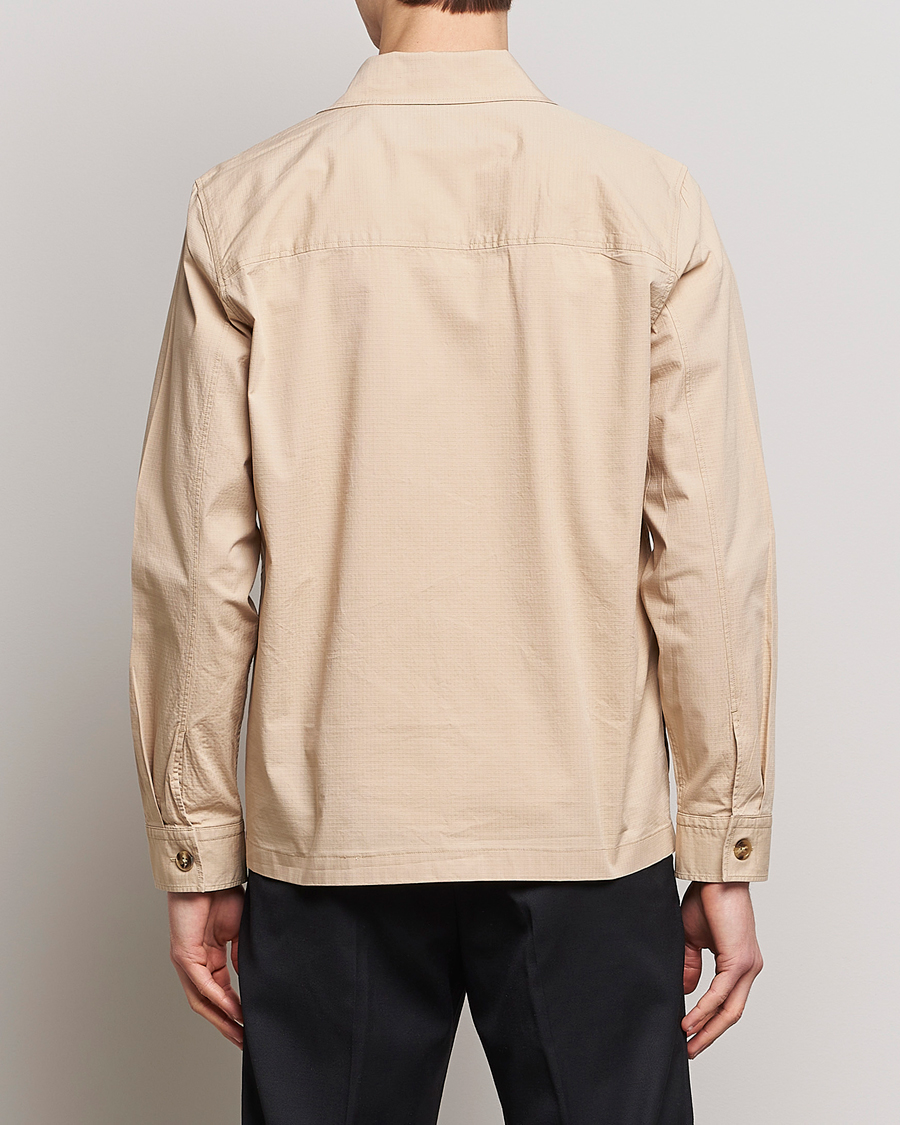 Hombres | Camisas | NN07 | Wilas Ripstop Overshirt Cream