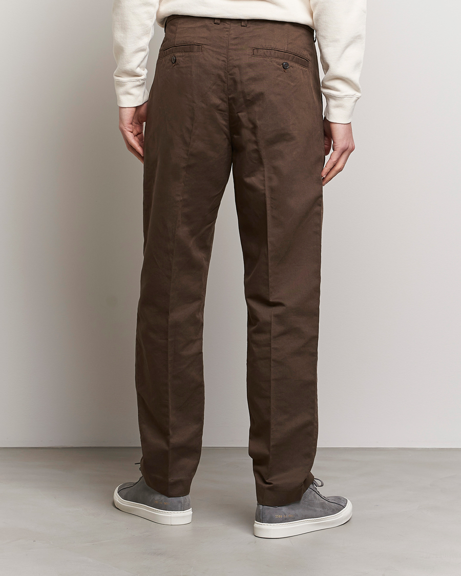 Hombres | Pantalones | NN07 | Fritz Pleated Trousers Brown