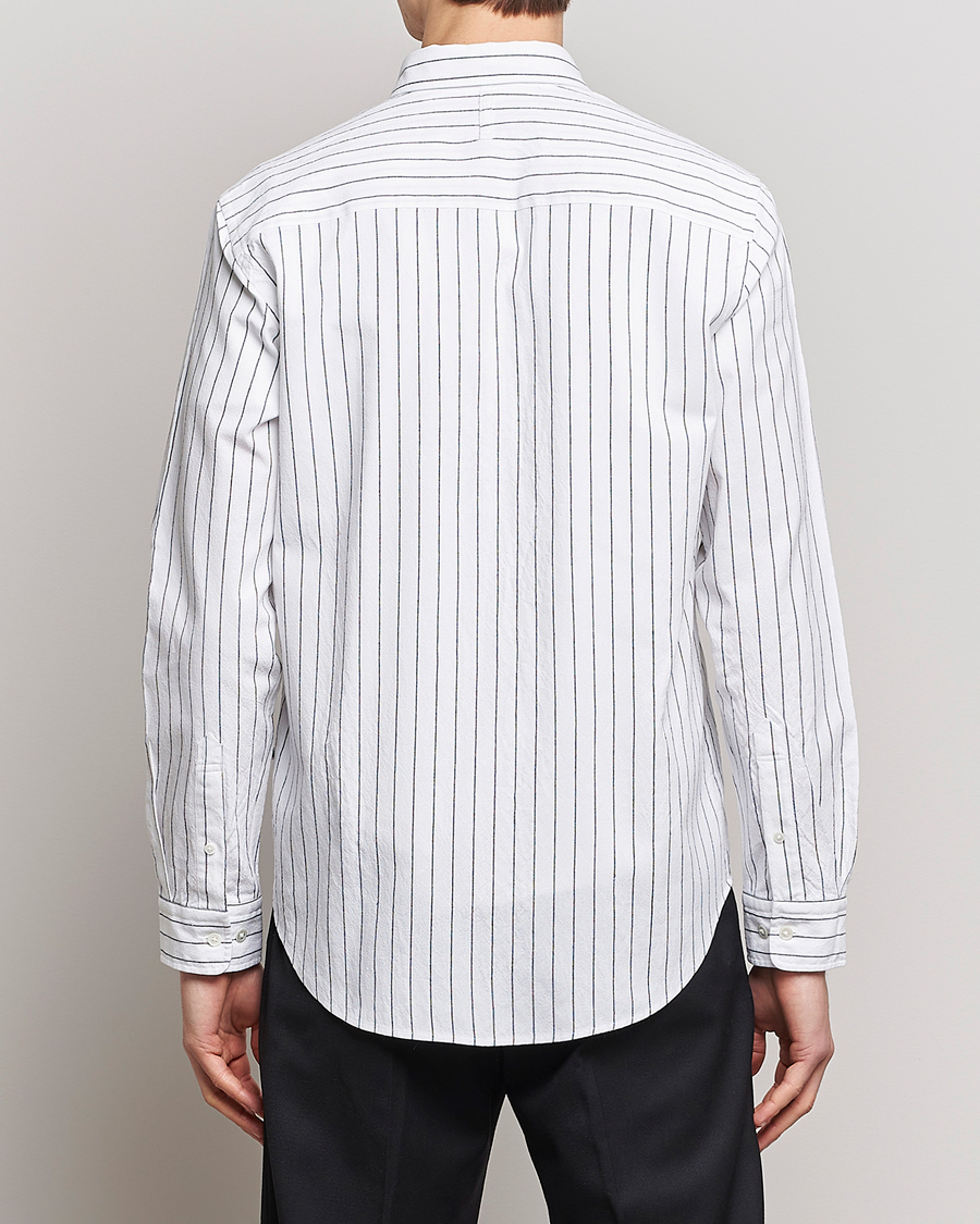 Hombres | Camisas | NN07 | Arne Creppe Striped Shirt Black/White