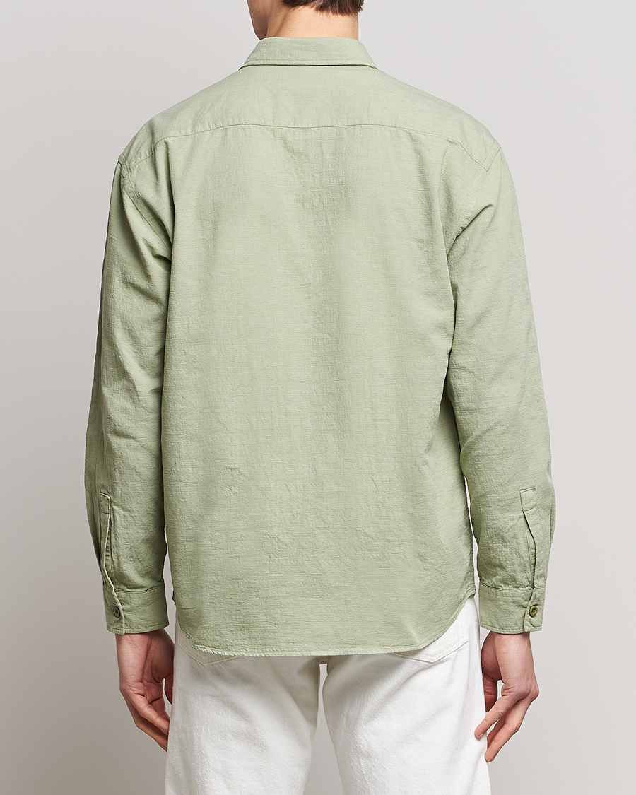 Hombres | Camisas | NN07 | Deon Jacquard Shirt Pale Green