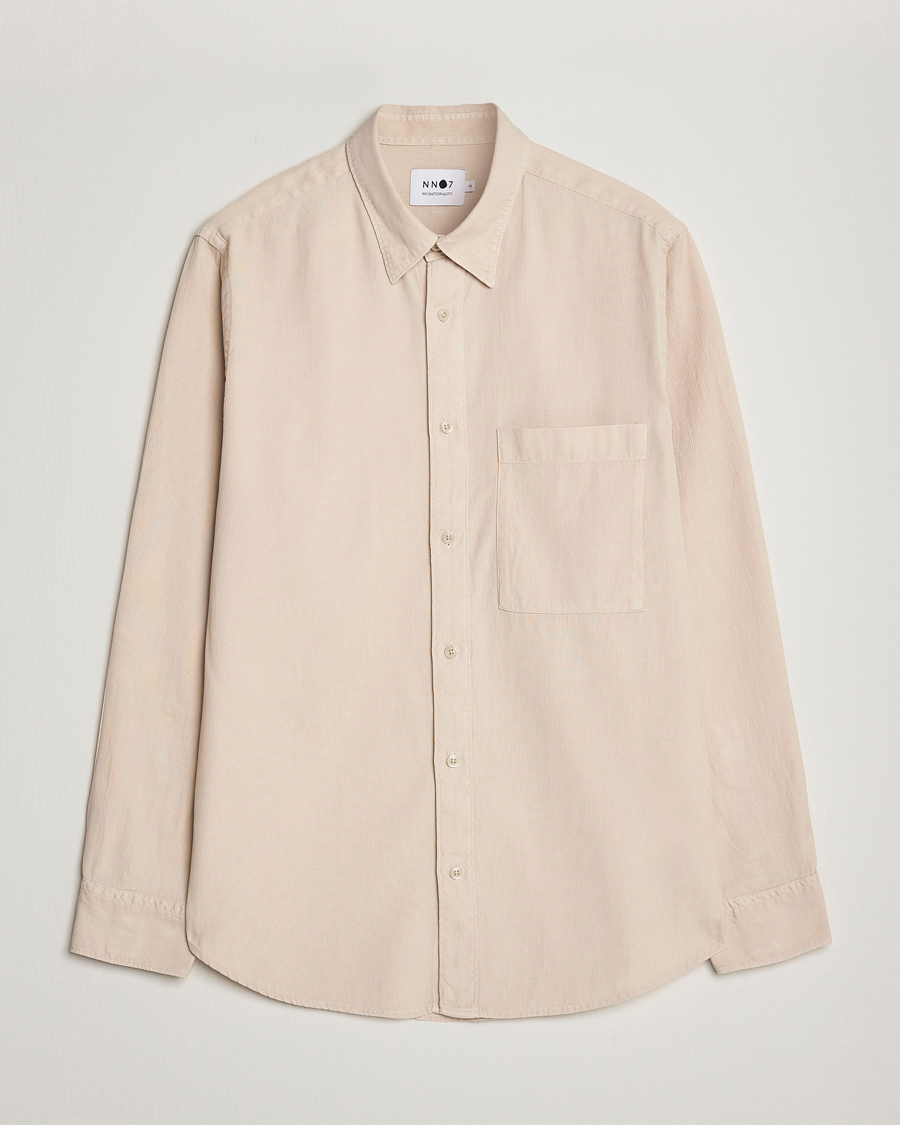 Hombres | Camisas | NN07 | Cohen Summer Cord Shirt Cream