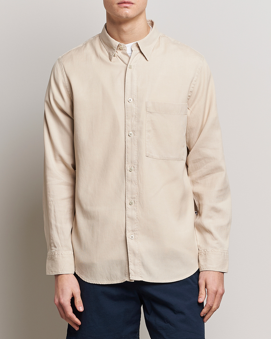 Hombres | Camisas | NN07 | Cohen Summer Cord Shirt Cream