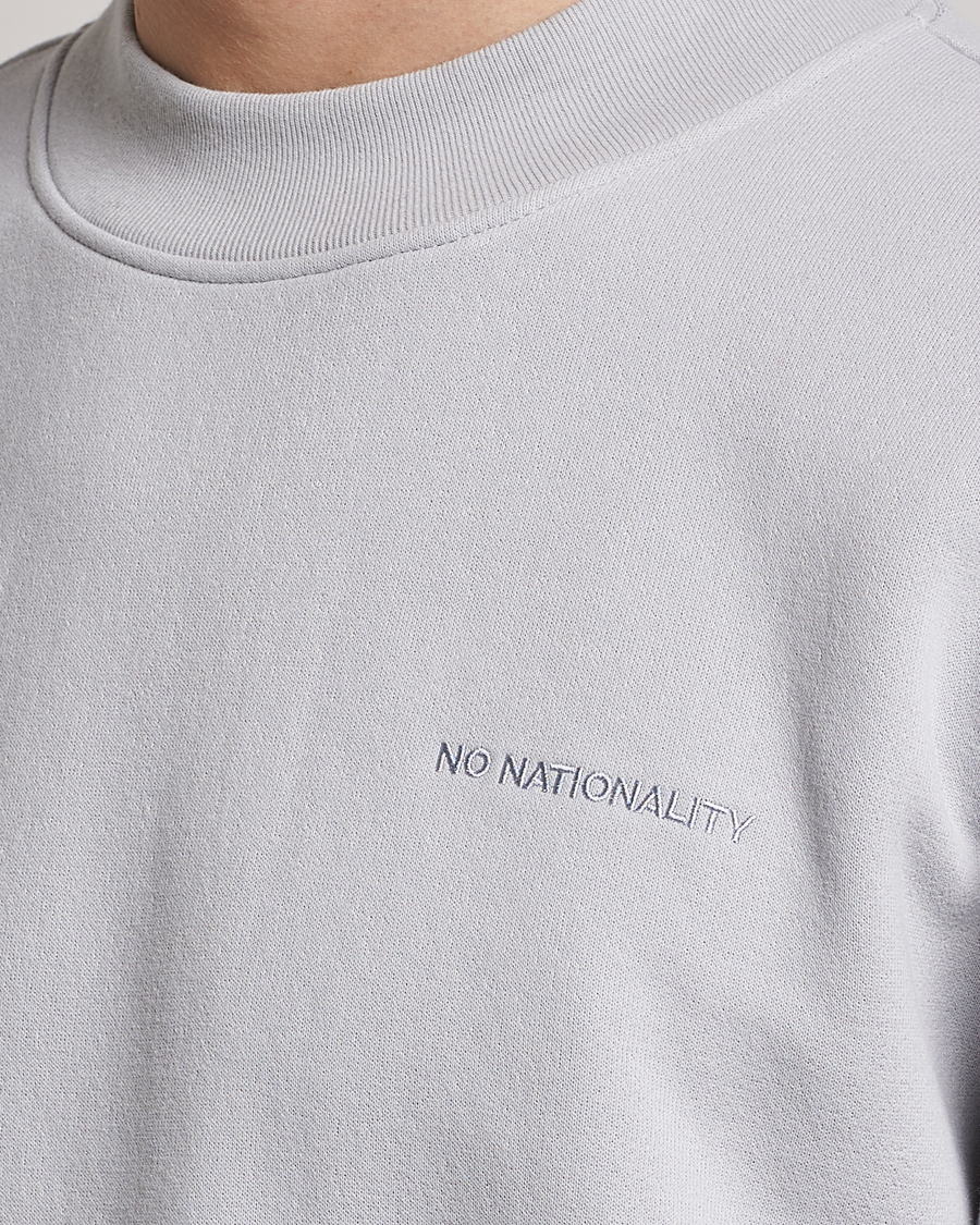 Hombres | Jerséis y prendas de punto | NN07 | Briggs Mock Neck Sweater Harbour Mist