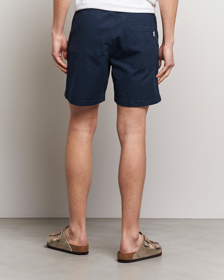 Hombres | Pantalones cortos | NN07 | Gregor Tencel Drawstring Shorts Navy Blue