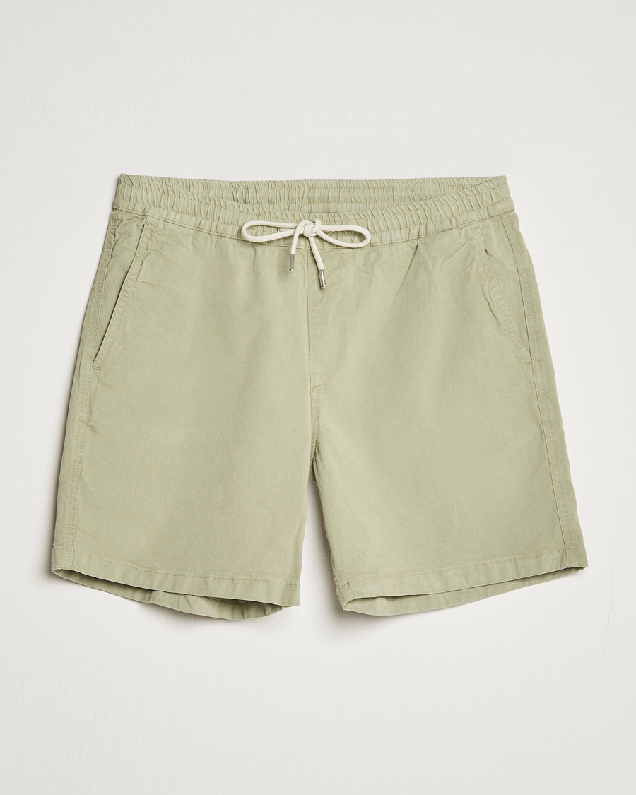 Hombres | Pantalones cortos | NN07 | Gregor Tencel Drawstring Shorts Pale Green