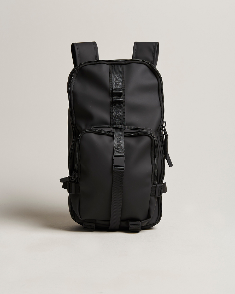 Hombres | RAINS Trail Rucksack Black | RAINS | Trail Rucksack Black