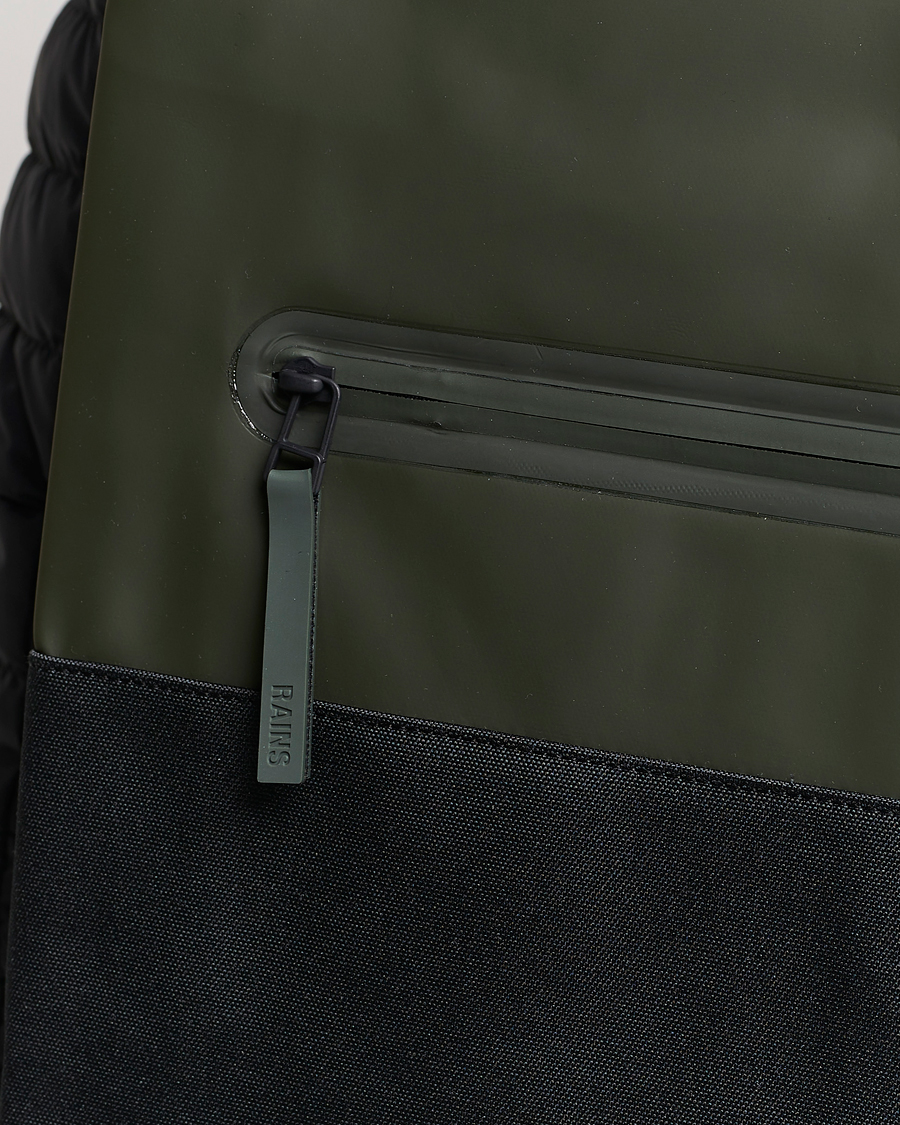 Hombres | RAINS Trail Rolltop Backpack Green | RAINS | Trail Rolltop Backpack Green