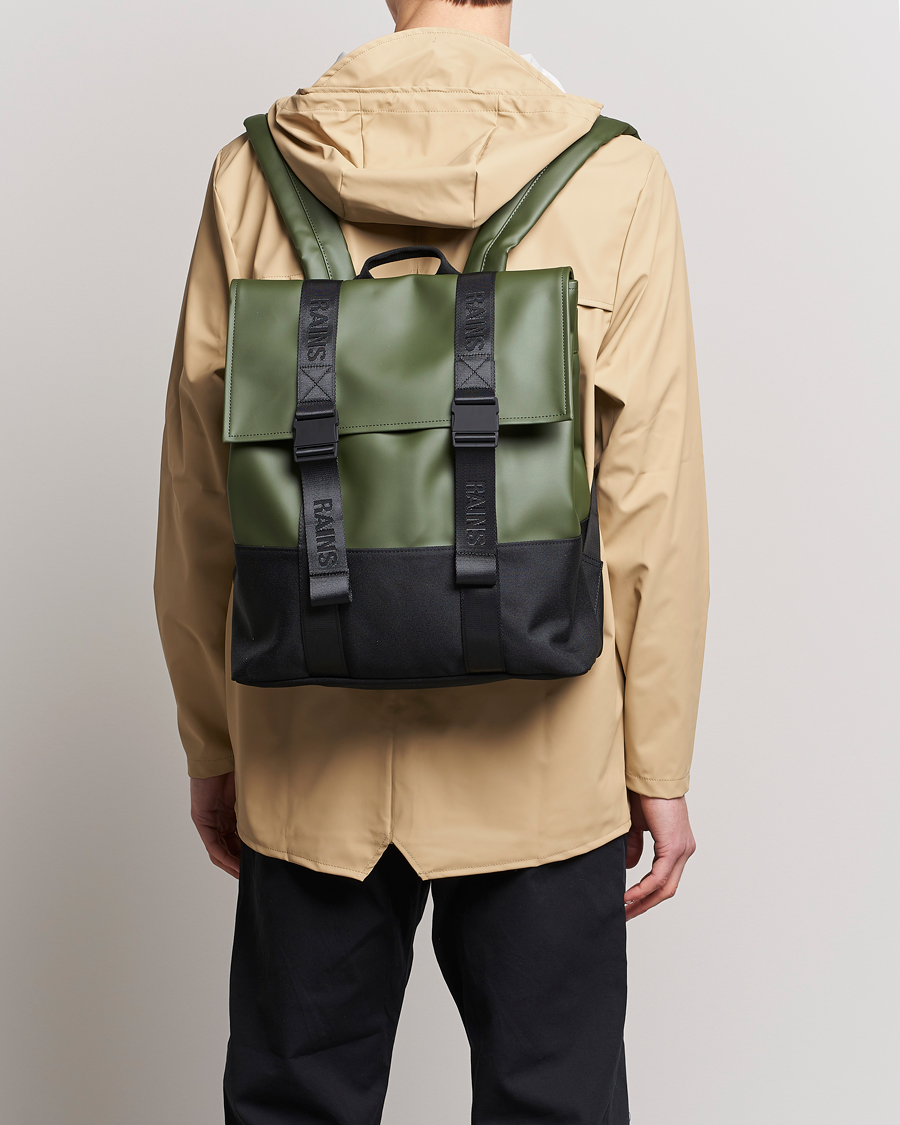 Hombres | RAINS Trail Messenger Bag Evergreen | RAINS | Trail Messenger Bag Evergreen