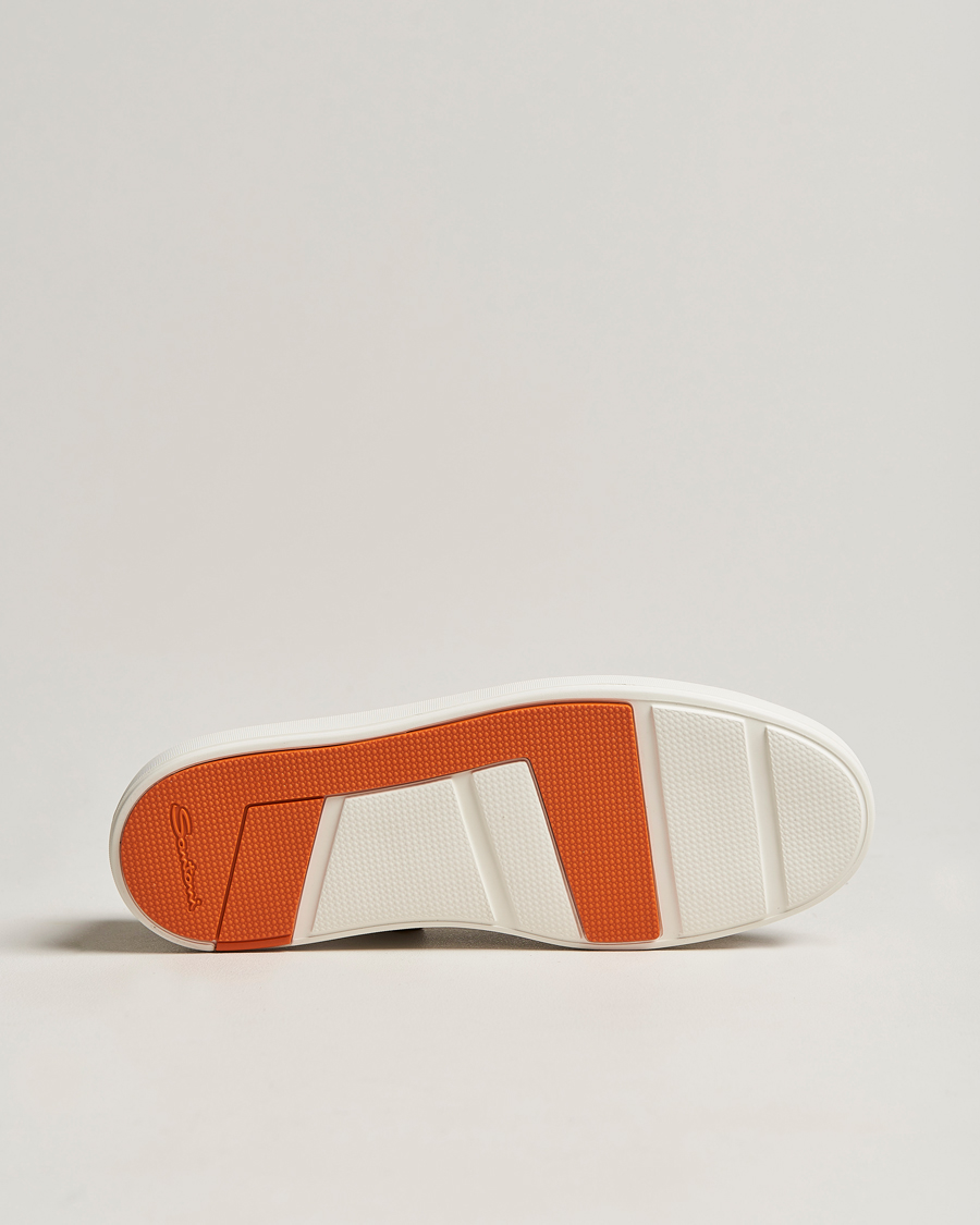 Hombres | Santoni Lacetto Slip On  Dark Brown Suede | Santoni | Lacetto Slip On  Dark Brown Suede