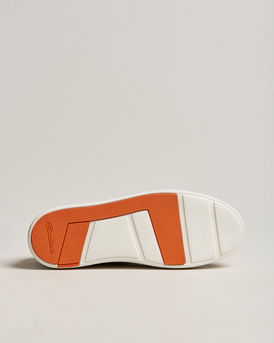 Hombres | Santoni Plain Sneaker Beige Suede | Santoni | Plain Sneaker Beige Suede