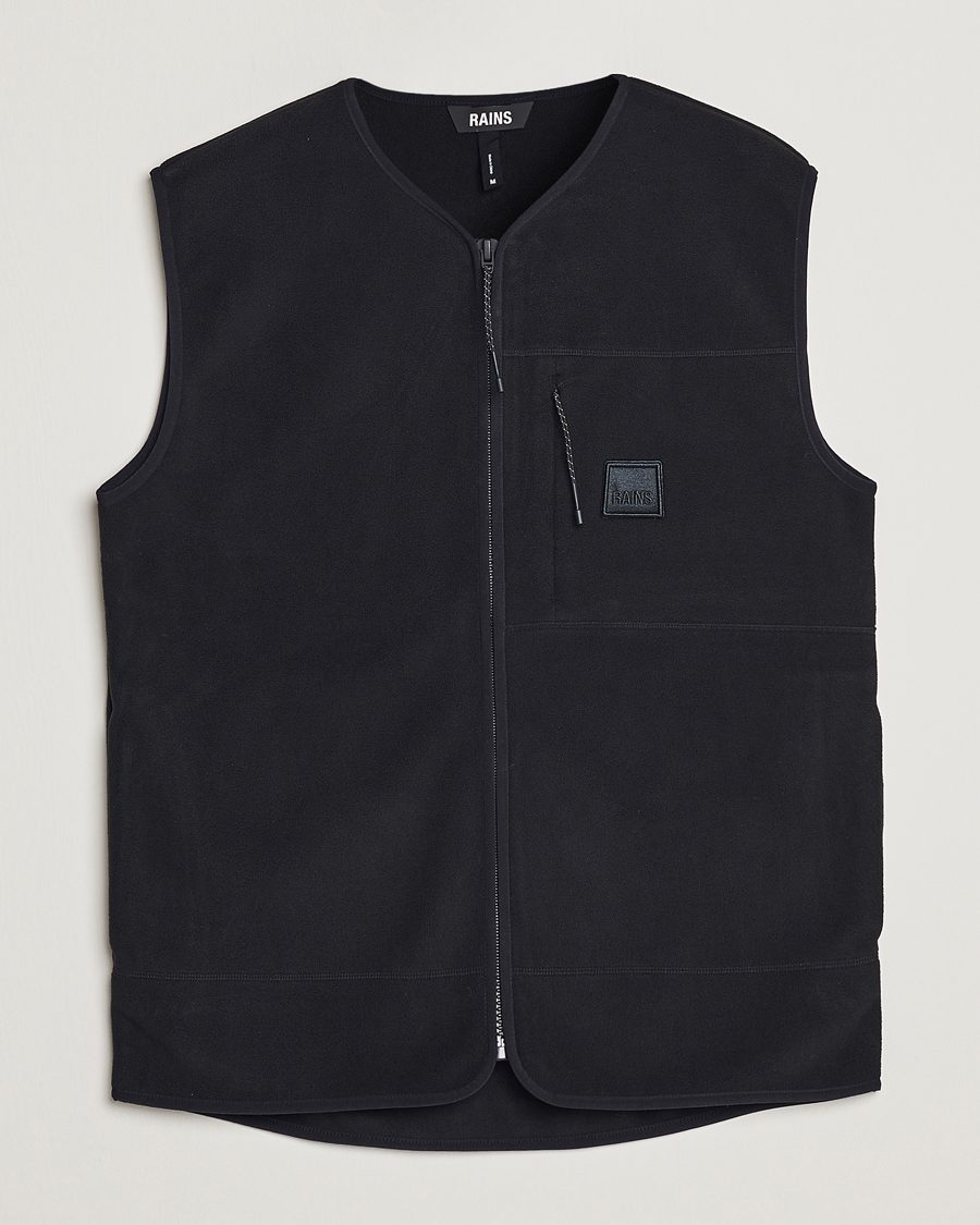 Hombres | Jerséis y prendas de punto | RAINS | Fleece Vest Black