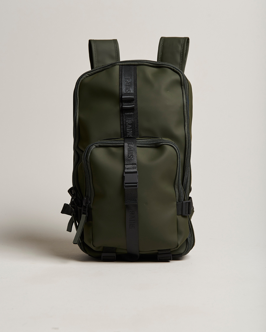 Hombres | RAINS Trail Rucksack Green | RAINS | Trail Rucksack Green